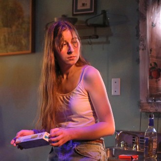 Emma Graffam plays Diane in "The Birds."