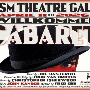 Image of a woman's face with a bowler hat